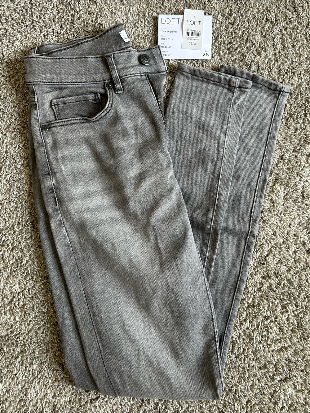 LOFT Gray The Jegging High-Rise
